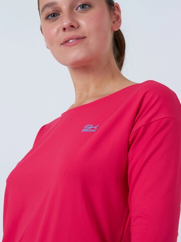 SPORTKIND Shirt '3/4 Loose Fit' in Roze