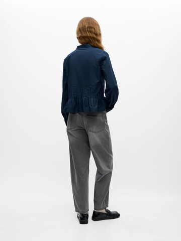 Camicia da donna 'OBJAdona' di OBJECT in blu