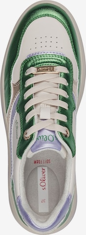 s.Oliver Sneakers laag in Groen