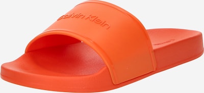 Saboți Calvin Klein pe roșu orange, Vizualizare produs