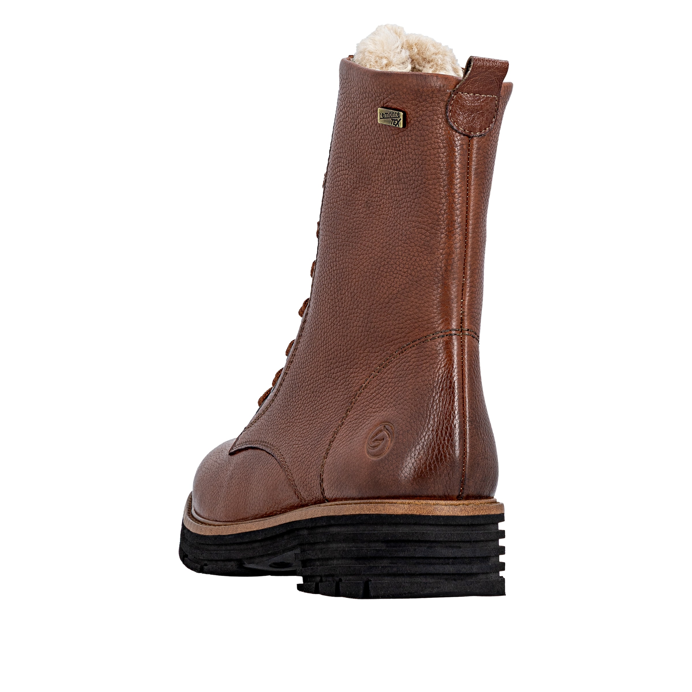 Bottes à lacets REMONTE en marron