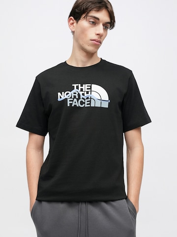 THE NORTH FACE Shirt 'Mountain Line' in Zwart