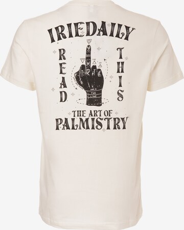 Iriedaily T-Shirt 'Palmistry' in Weiß