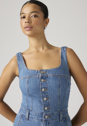 LEVI'S ® Wide leg Jumpsuit 'AUDRA' i blå: framsida