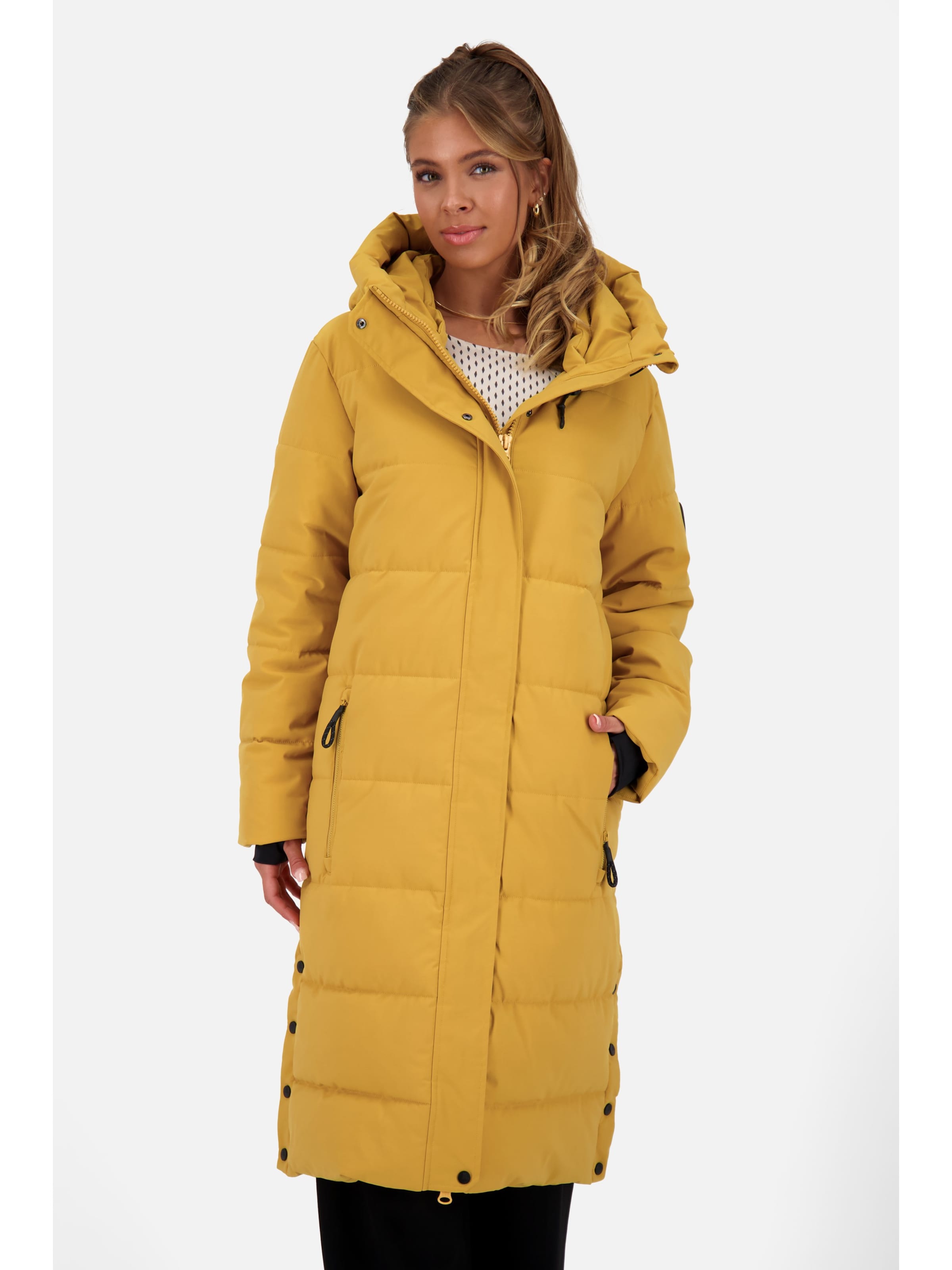 alife & kickin Vinterfrakke 'KatjaAK' i gul: forside