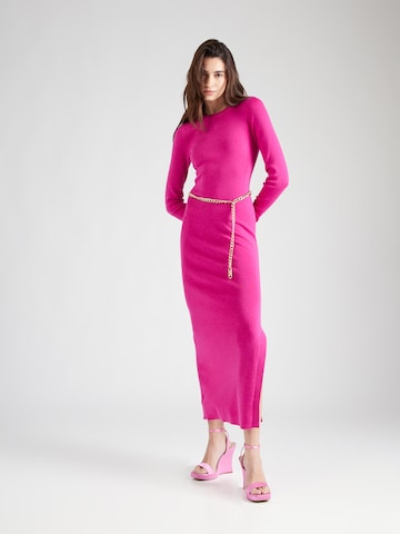 Robes en maille MICHAEL Michael Kors en rose : devant