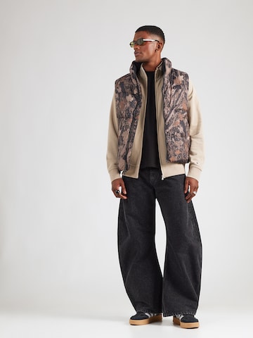 Giacca di felpa di Champion Authentic Athletic Apparel in beige