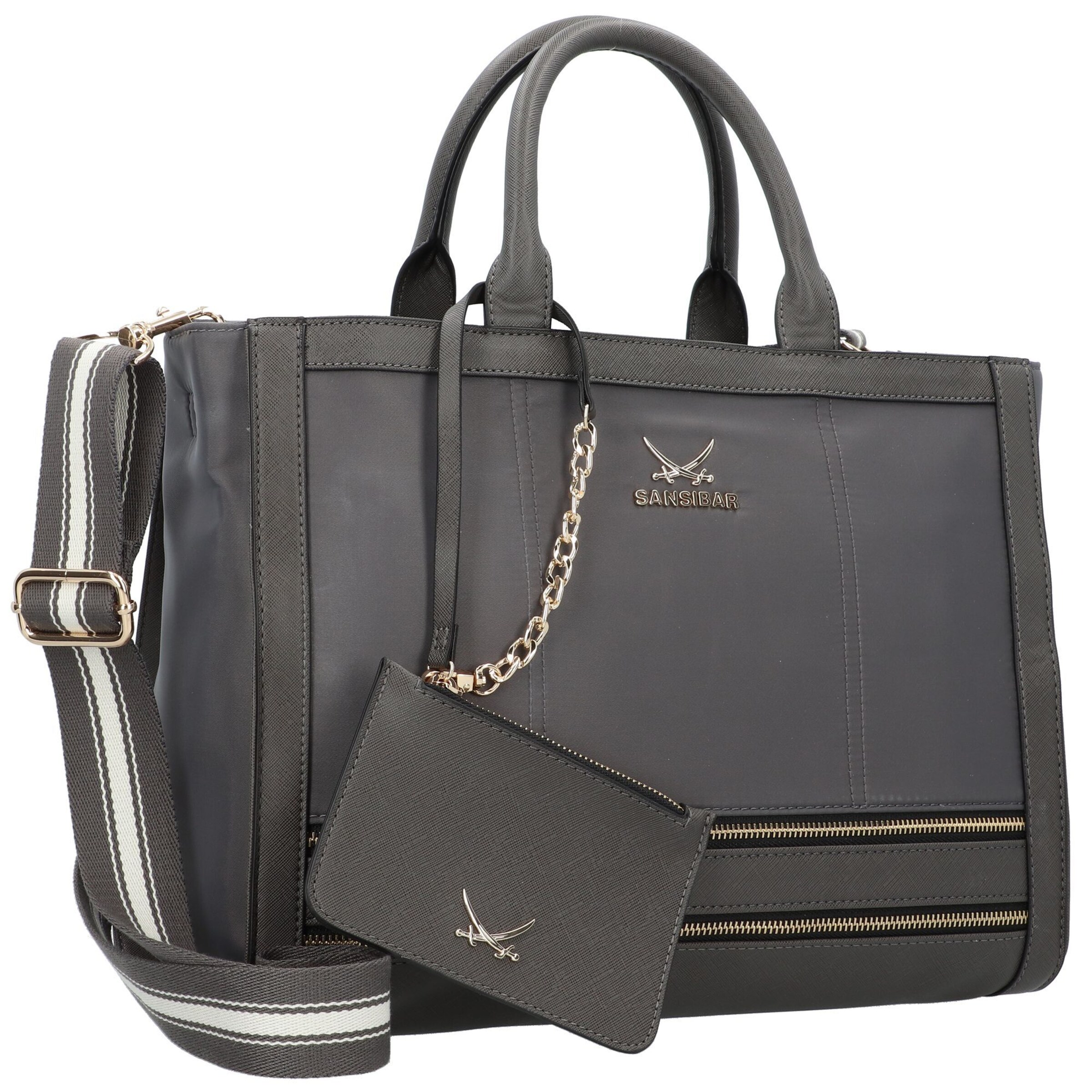 SANSIBAR Handbag in Grey