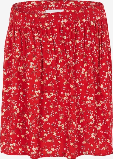 MAMALICIOUS Skirt 'Jori' in Light beige / Fire red / White, Item view