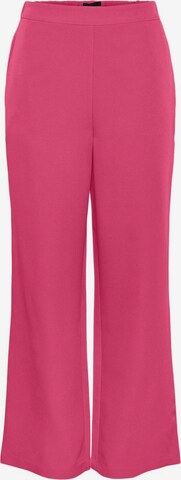 PIECES Wide Leg Hose 'PCBOZZY' in Pink: predná strana