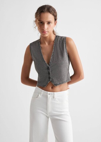 MANGO TEEN Vest 'Fezc' in Grey: front