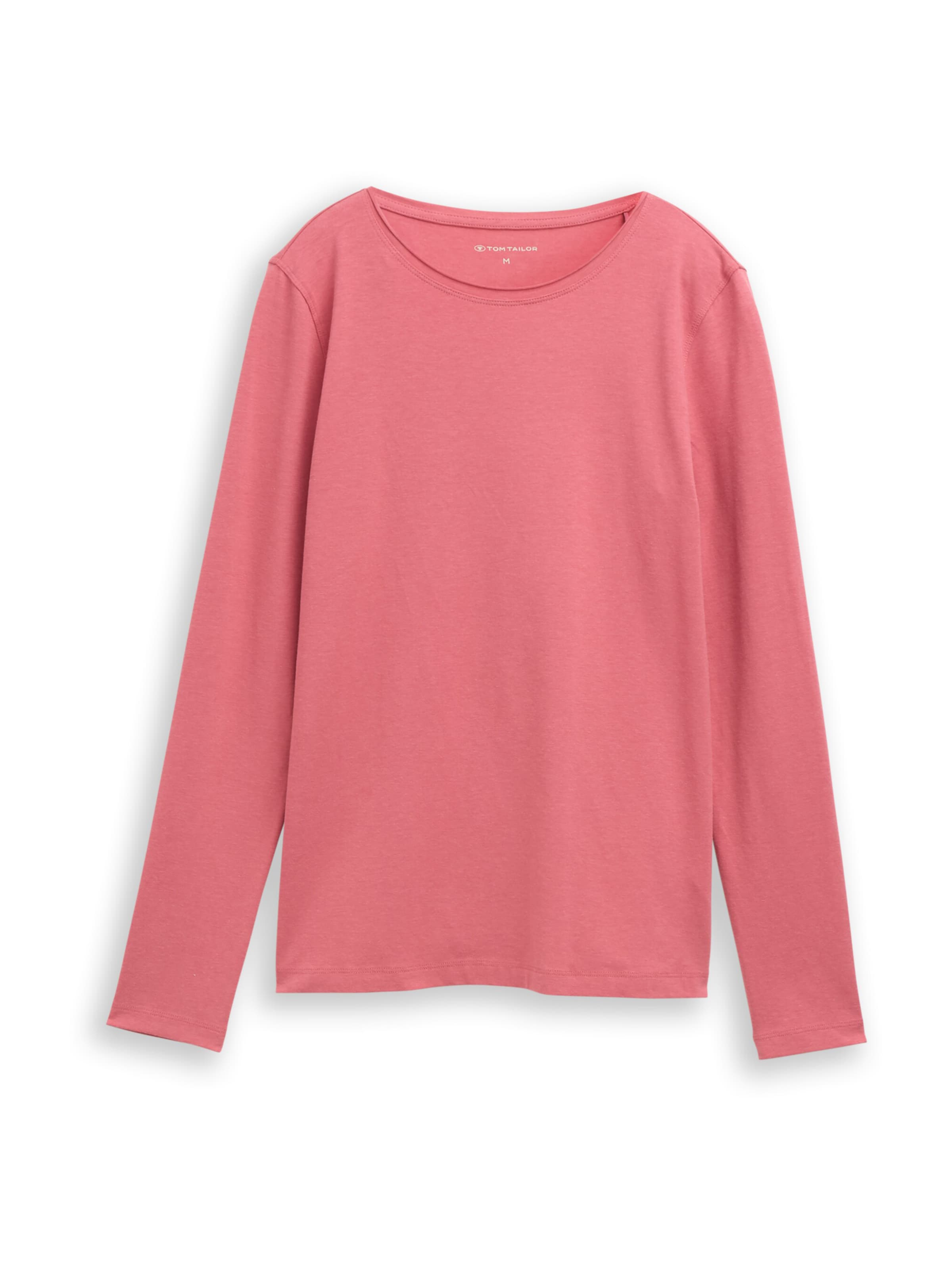 TOM TAILOR Тениска в червено: отпред