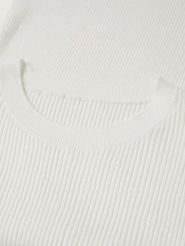 MANGO Sweater 'EDURNE' in White
