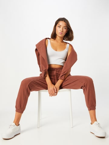 ABOUT YOU Limited Regular Pants 'Lucia' in Brown