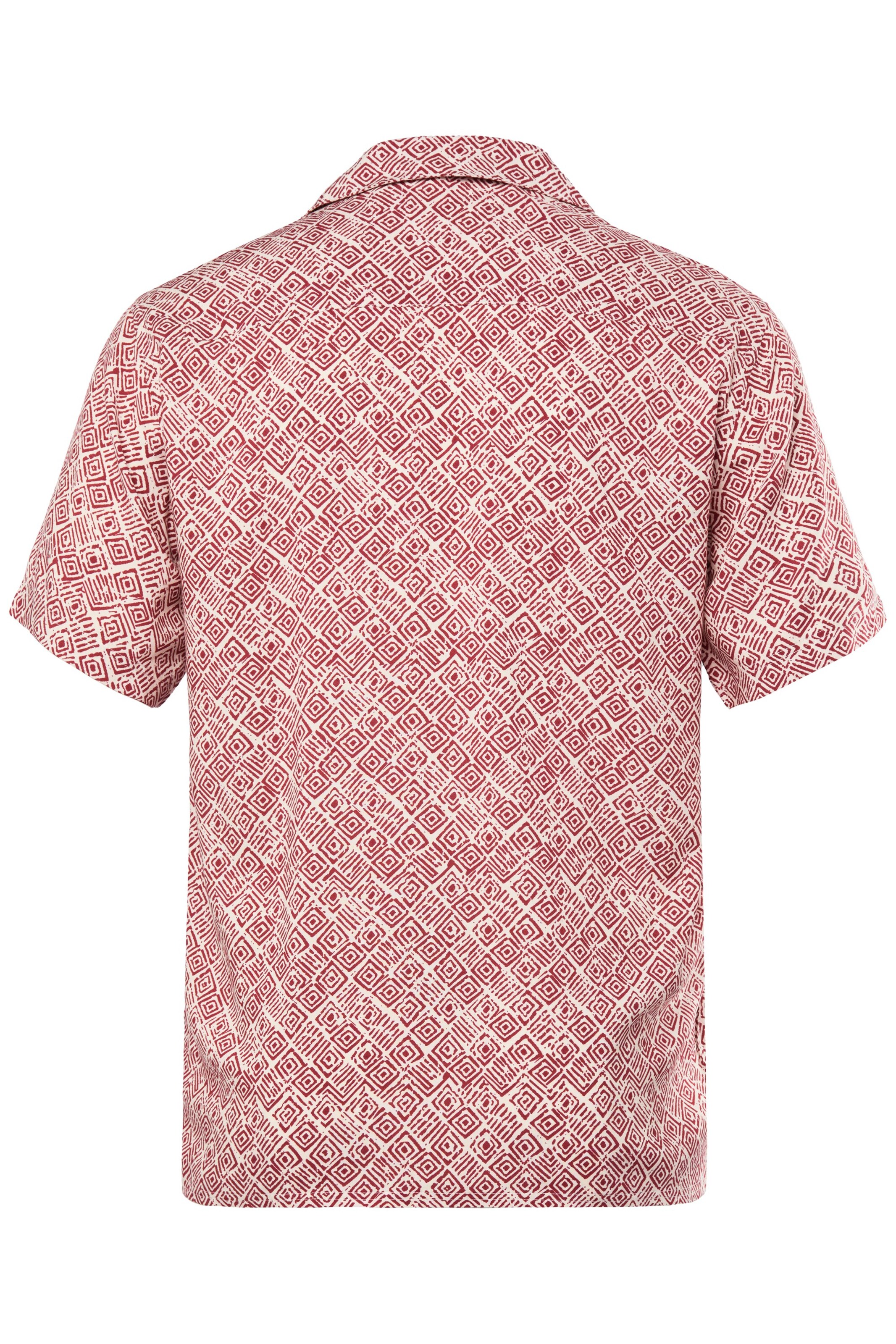 Men Plus Regular fit Button Up Shirt in Brown