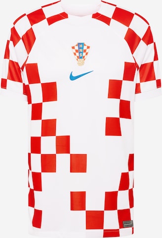 balts NIKE Sportiska stila krekls 'Kroatien 2022': no priekšpuses