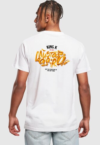 T-Shirt 'Mustard King' Mister Tee en blanc : devant