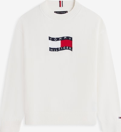 TOMMY HILFIGER Pulover veličine 98 u mornarsko plava / crvena / bijela / bijela, Pregled proizvoda