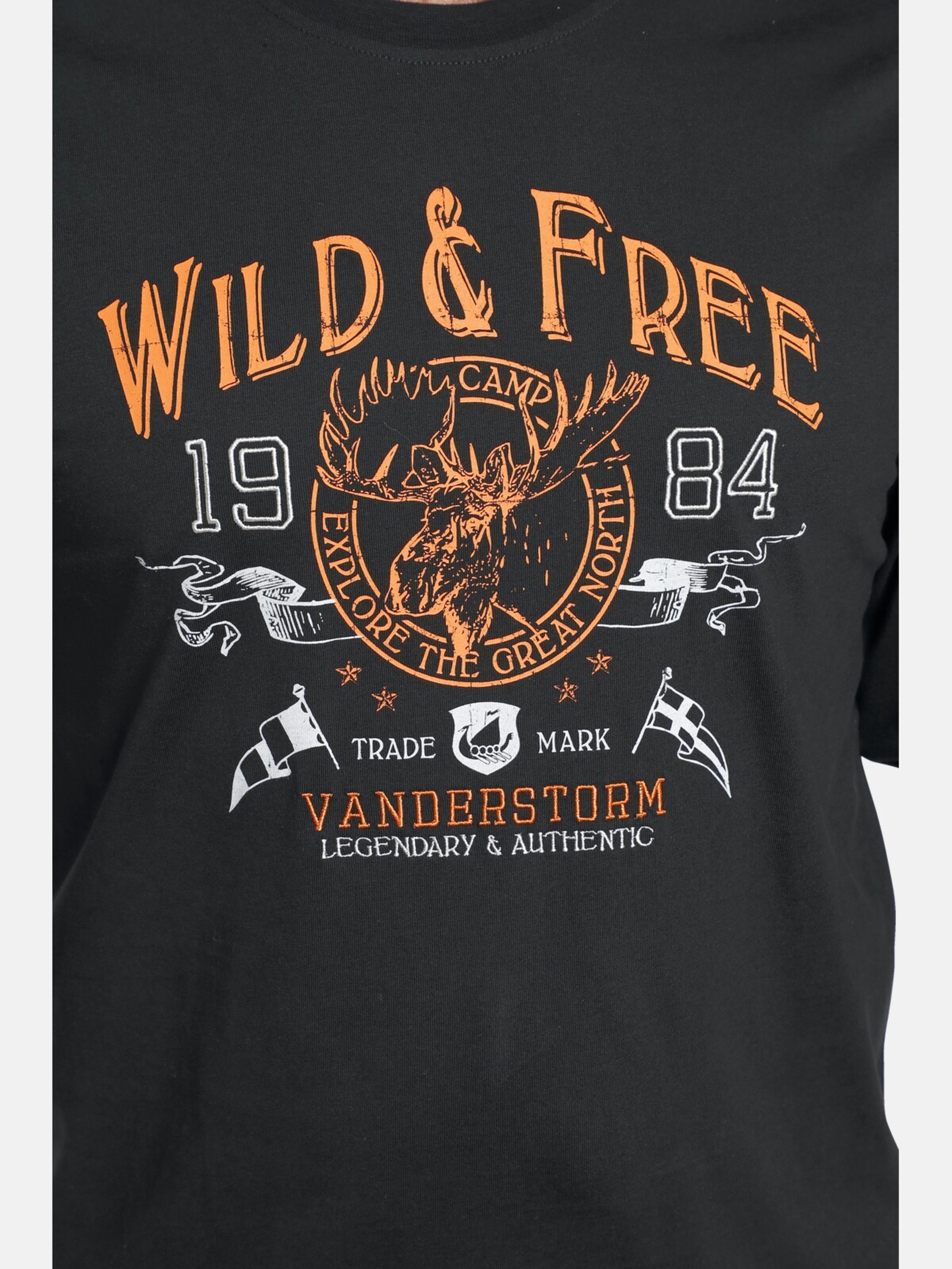 Jan Vanderstorm Shirt ' Staaf ' in Black