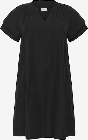 Robe oversize KAFFE CURVE en noir : devant