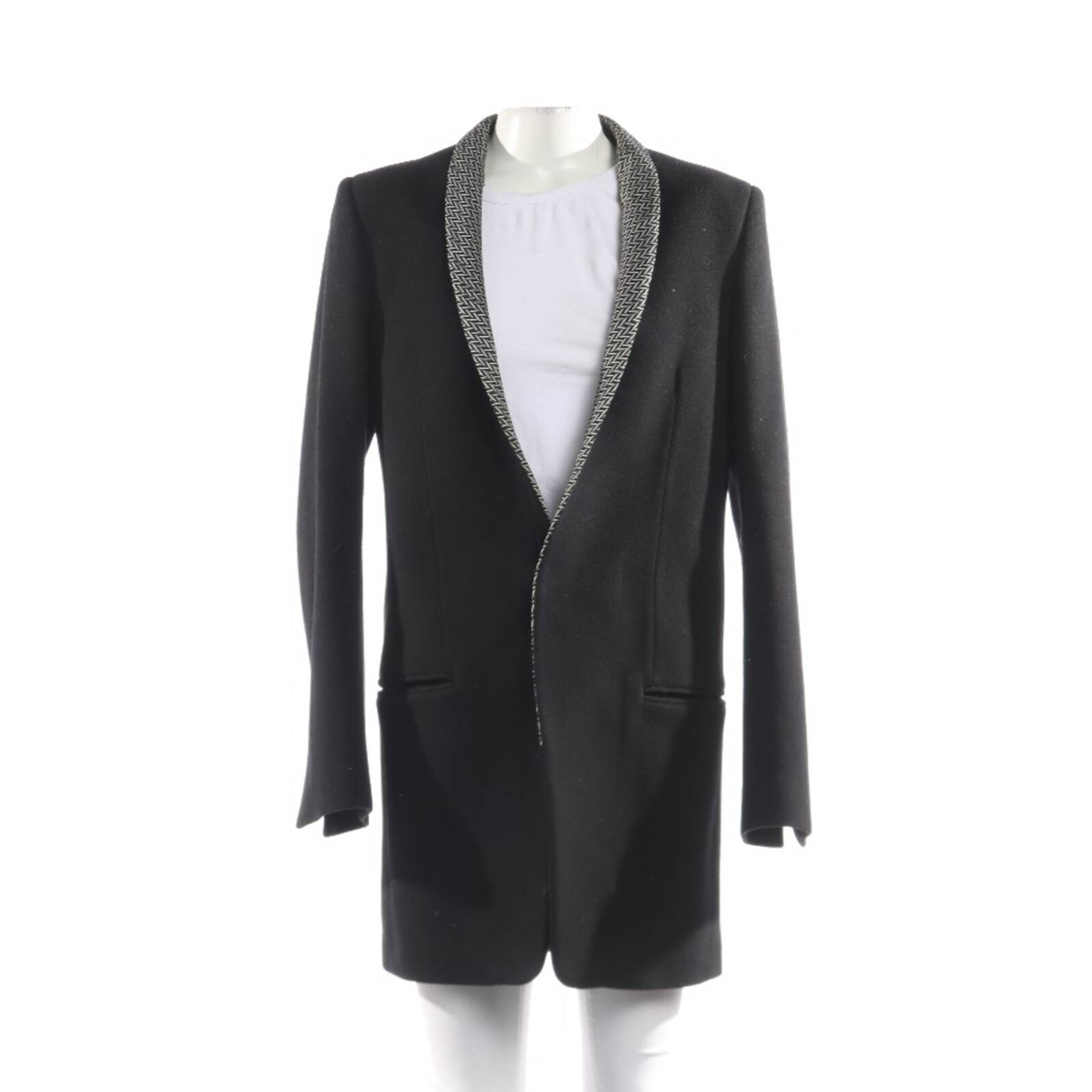 HAIDER ACKERMANN Jacket & Coat in XS in Grey: front