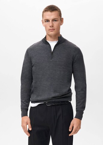 MANGO MAN Sweater 'Willyp' in Grey: front