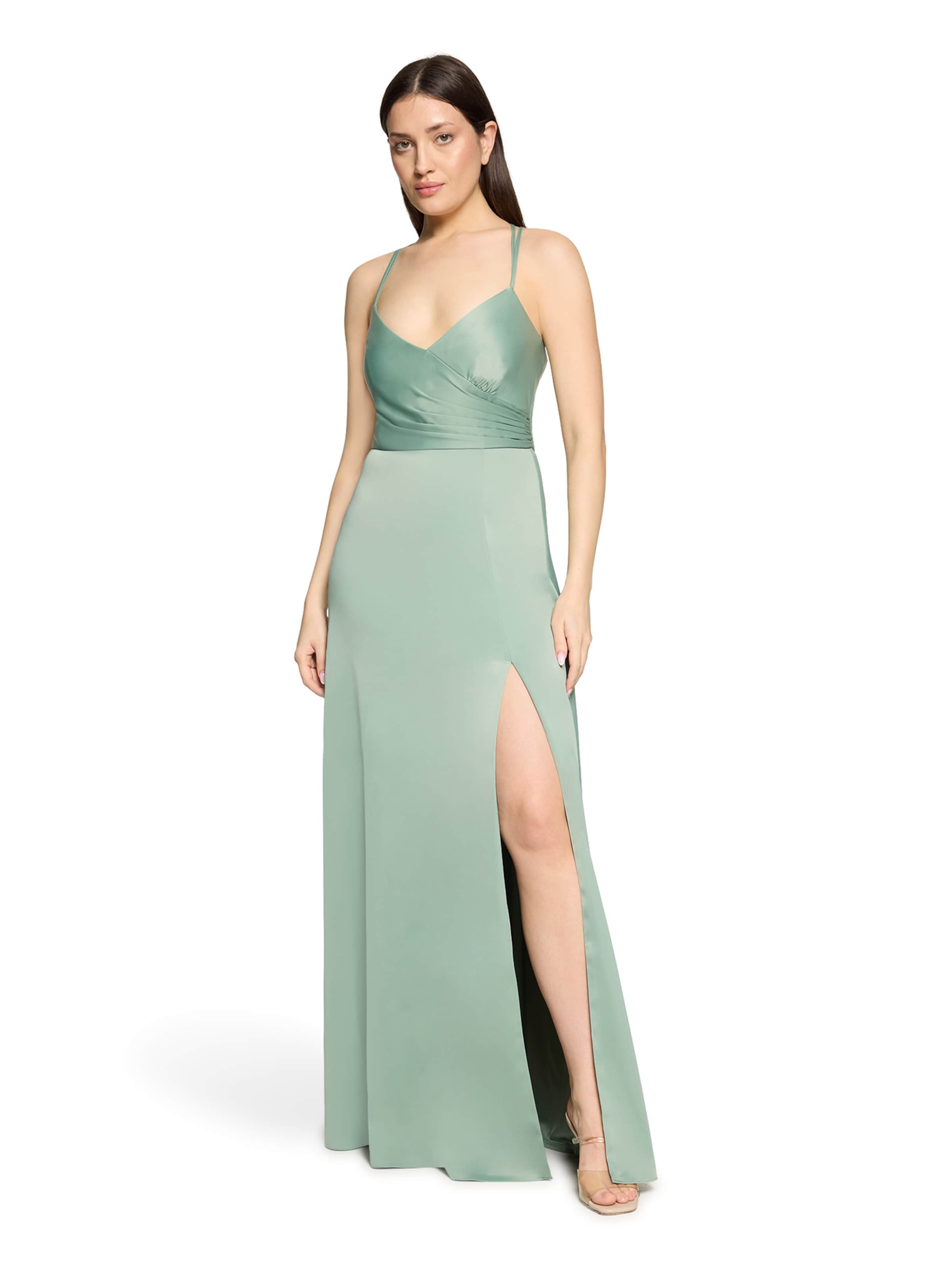 Robe de soirée Vera Mont en vert