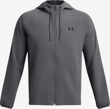 UNDER ARMOUR Sportjacke in Grau: predná strana