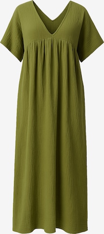 Robe Elara en vert : devant