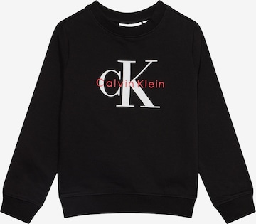 Calvin Klein Jeans Sweatshirt in Black: front