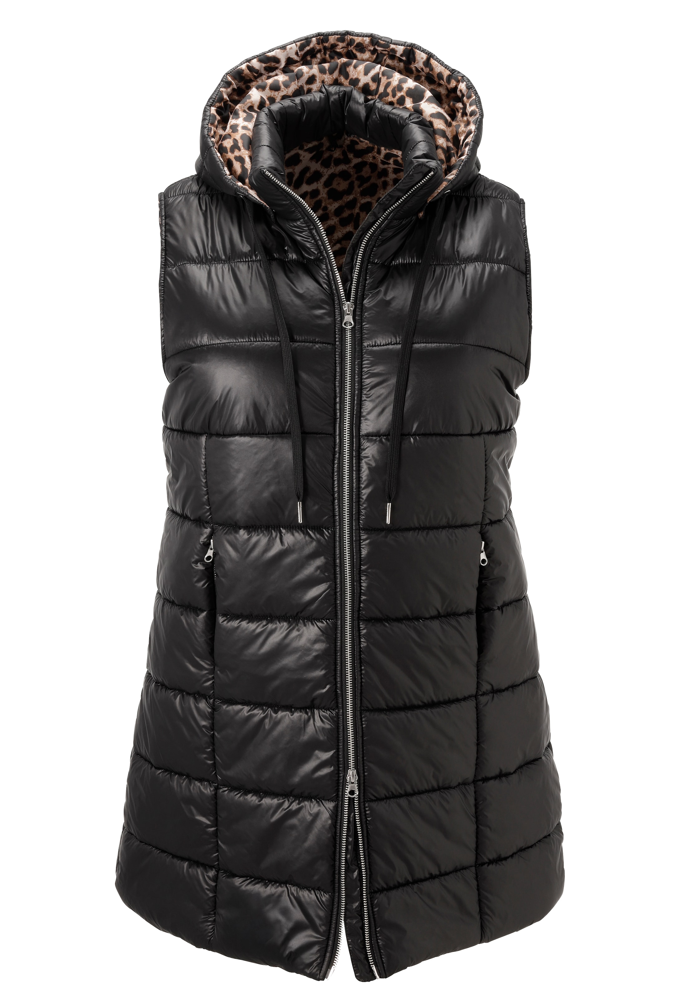 Aniston Weste in Schwarz: Vorderseite