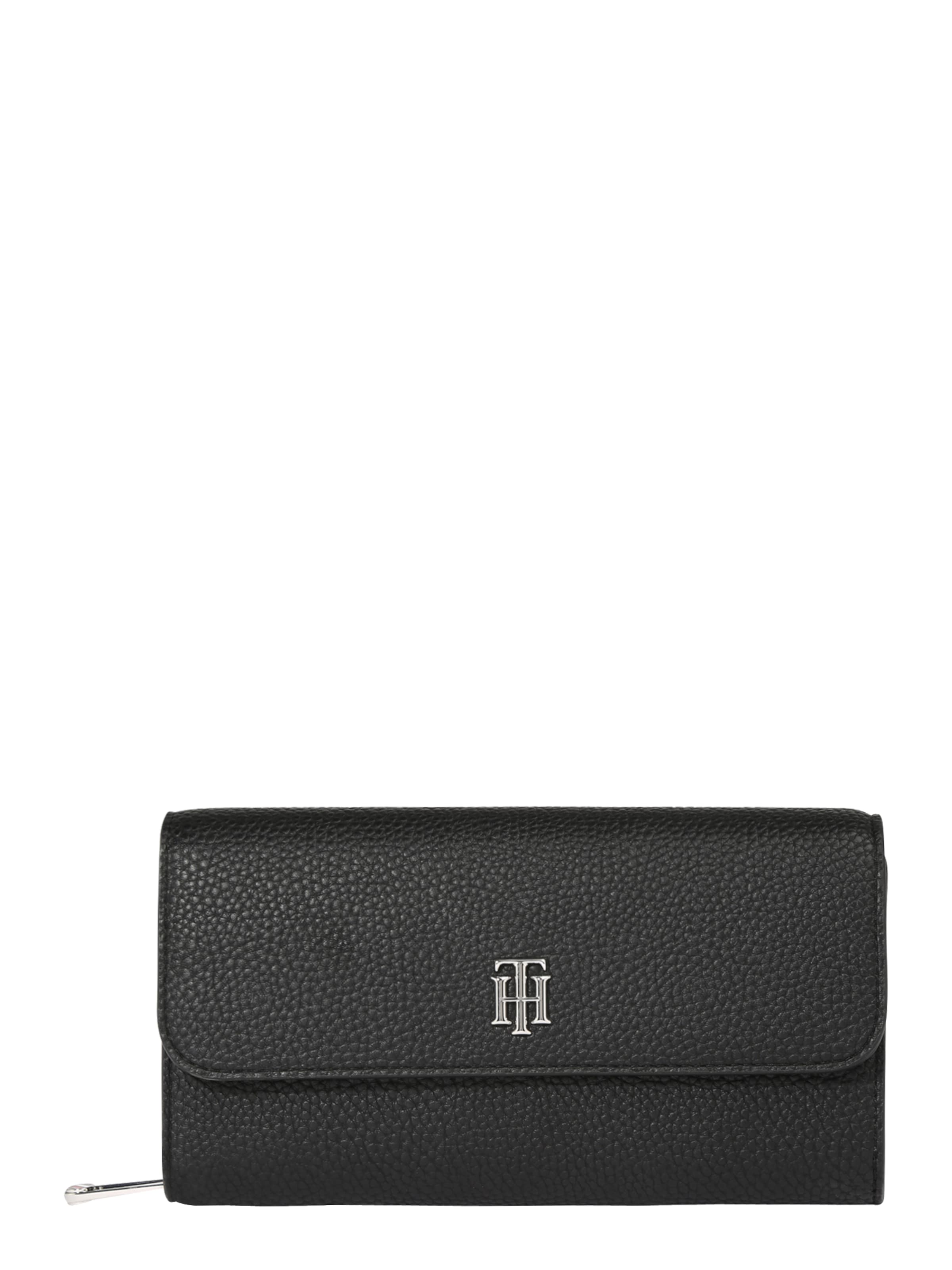 Frauen Portemonnaies TOMMY HILFIGER Portemonnaie in Schwarz - JY78599 Frauen Portemonnaies TOMMY HILFIGER Portemonnaie in Schwarz - JY78599