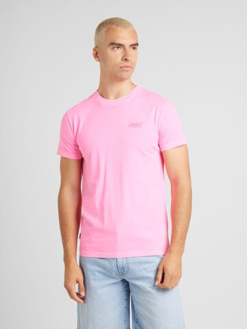 Superdry Bluser & t-shirts 'Essential' i pink: forside