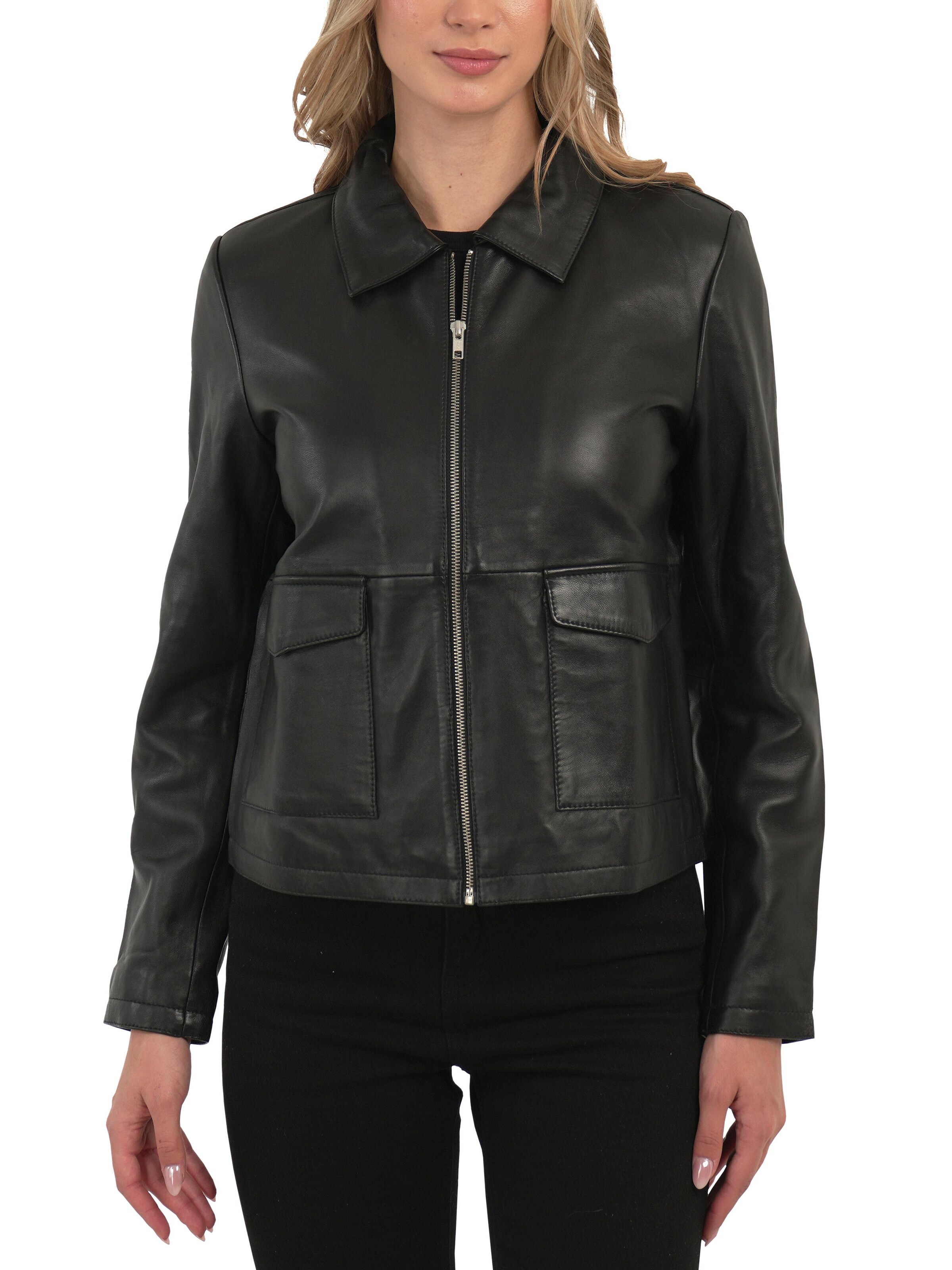 Chic and Clicks - Chaqueta de entretiempo 'Minimal' en negro
