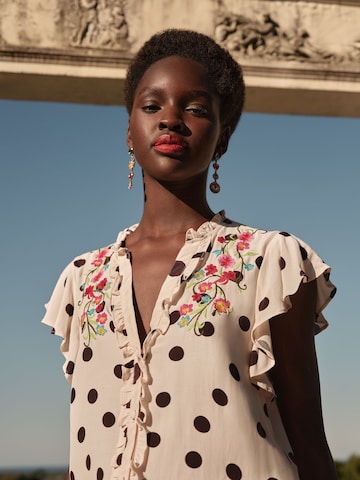 Camicia da donna di love & roses in arancione