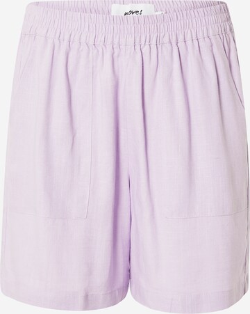 Regular Pantalon 'Pyns' Moves en violet : devant