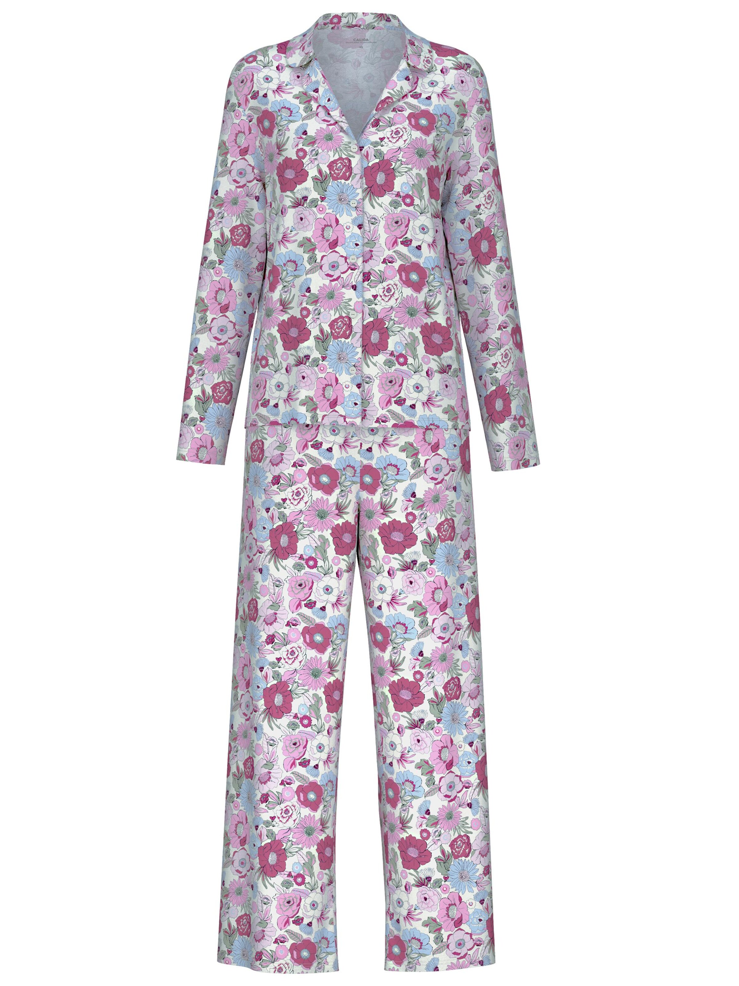 CALIDA Pyjama 'Orient Dreams'‌‌‌‌‌‌ in Rot: Vorderseite
