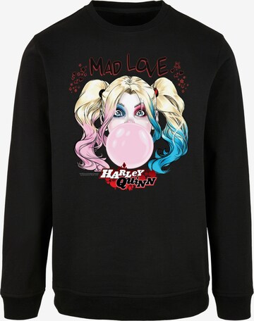 ABSOLUTE CULT Sweatshirt 'Batman - Harley Quinn Mad Love' in Black: front