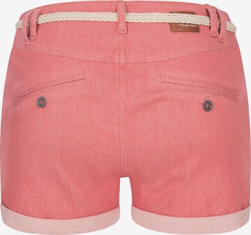 Ragwear Regular Chino Pants 'Heaven' in Pink