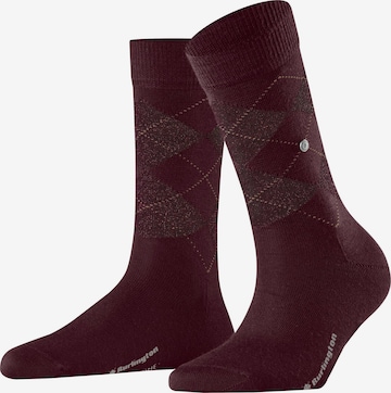 BURLINGTON Socken 'Marylebone Glitter' in Rot: Vorderseite
