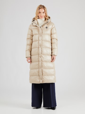 Blauer.USA Vinterfrakke i beige: forside