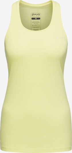 PYUA Haut de sport 'Clear' en jaune, Vue avec produit