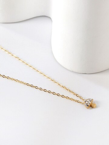 BS Schmuckdesign Necklace 'Tiny Mushroom' in Gold