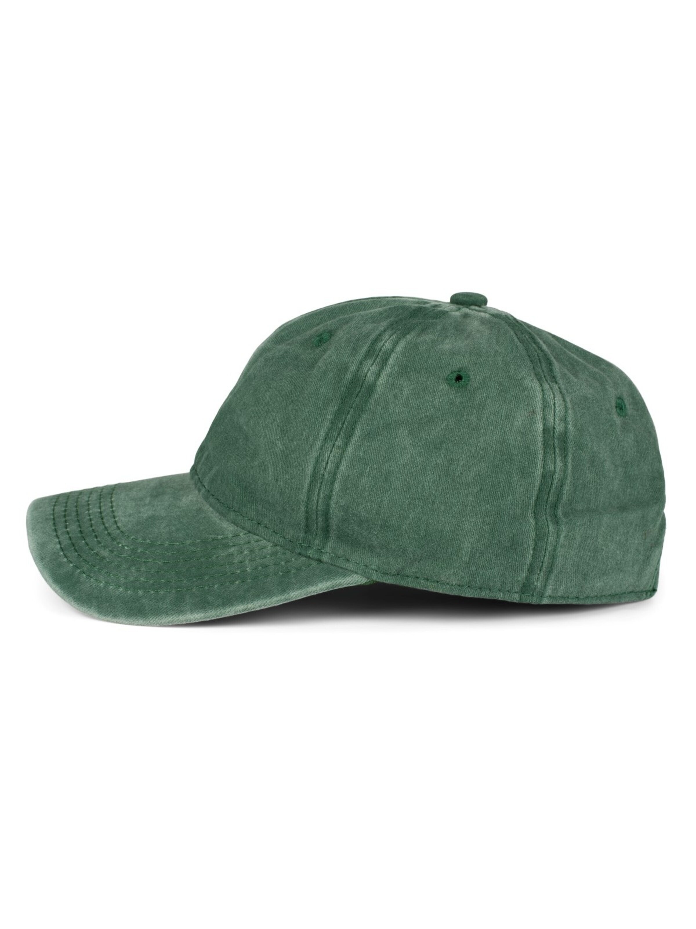 styleBREAKER Cap 'Vintage Baseball Cap Washed Used Look' in Green