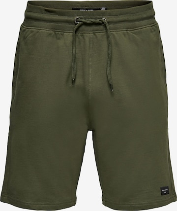 Only & Sons Pants 'Neil' in Green: front