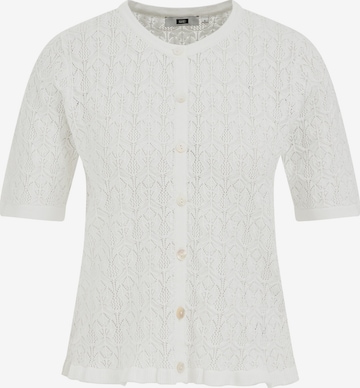 WE FashionKardigan - bijela boja: prednji dio