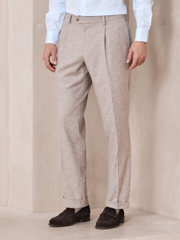 Next Slimfit Pantalon in Beige: voorkant
