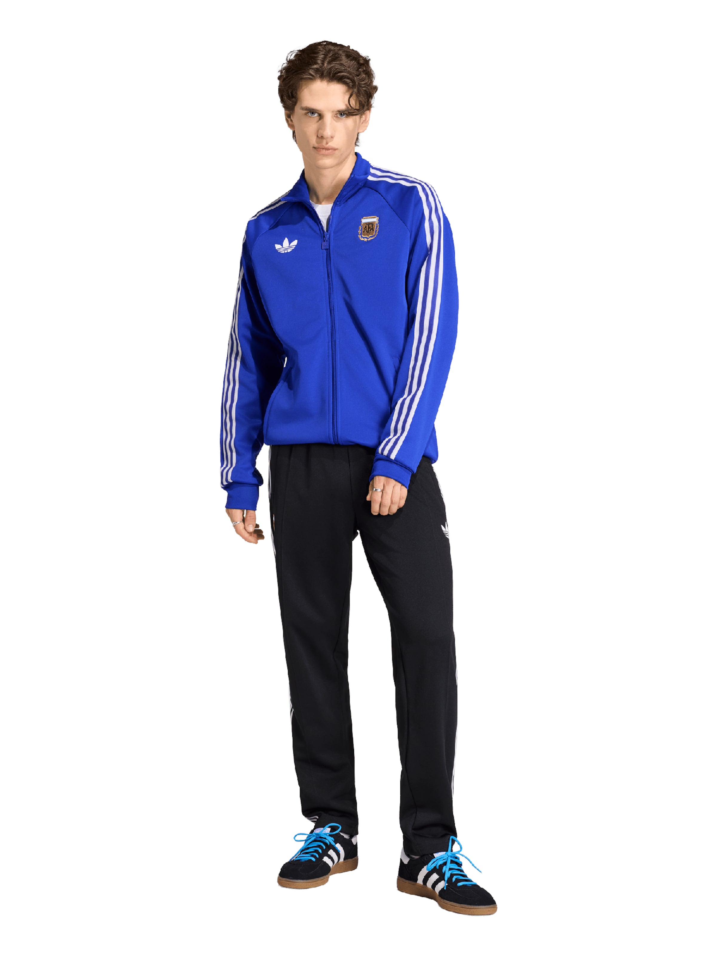 ADIDAS PERFORMANCE Jakna za trening 'AFA' | modra barva