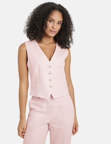 GERRY WEBER Suit Vest in Pink: front