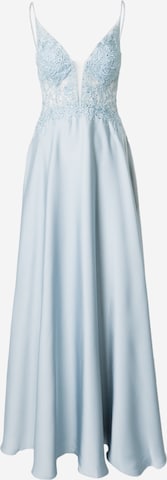 Laona Evening Dress in Blue: front